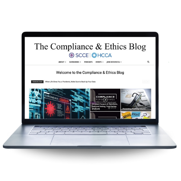 Write for the Compliance & Ethics Blog | Learn more 
