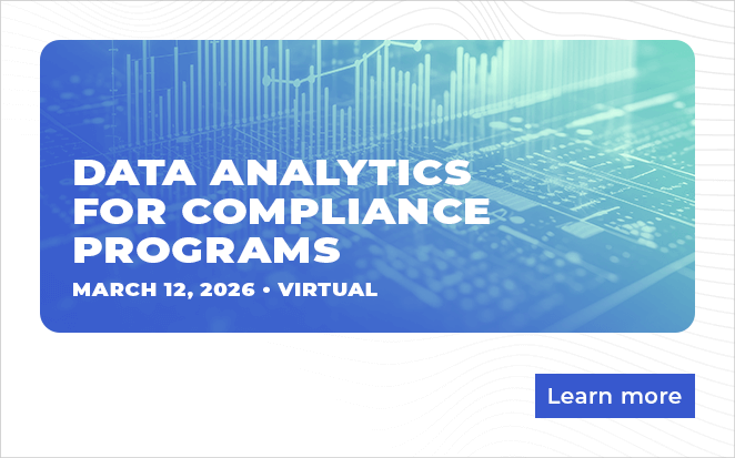 2026 Data Analytics for Compliance Programs