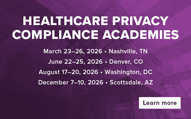 Register for HCCA's Healthcare Privacy Compliance Academy