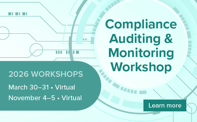 2026 Auditing & Monitoring Workshop