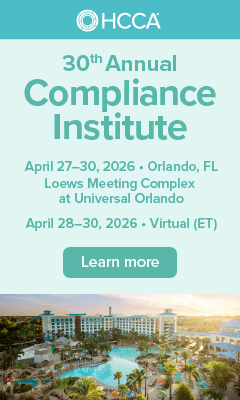 Register for HCCA's 30th Annual Compliance Institute!
