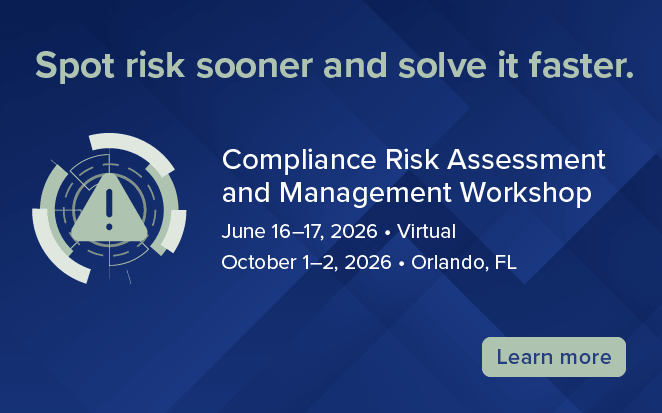 2026 Compliance Risk Assessment & Management Workshop