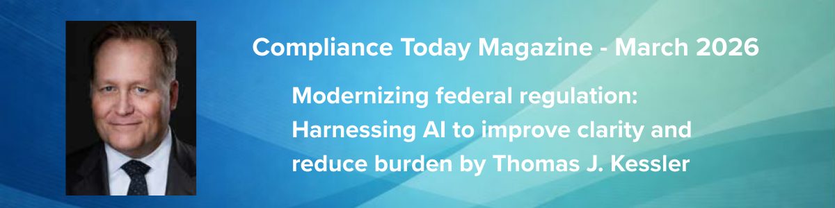 Modernizing federal regulation: Harnessing AI to improve clarity and reduce burden by Thomas J. Kessler 