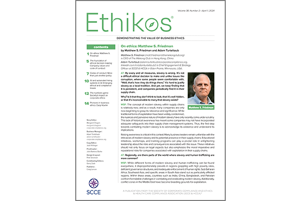 Write for Ethikos | Learn more